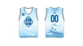 Sublimačný dres - modrý 3x3 basketball Trenčín