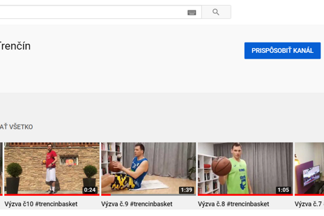 Basketbalové výzvy #trencinbasket